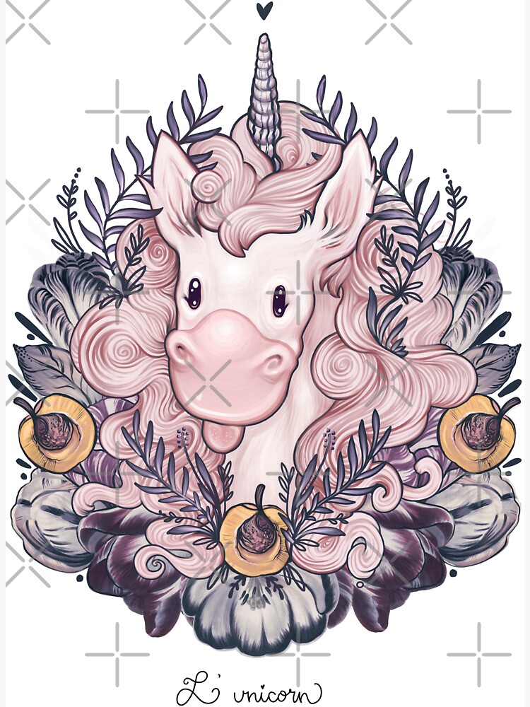 A Majestic Apricot Unicorn by