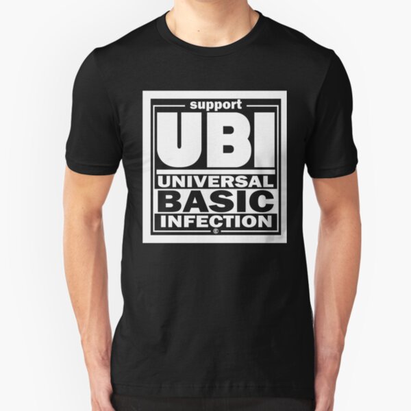 Infection | UBI White Slim Fit T-Shirt