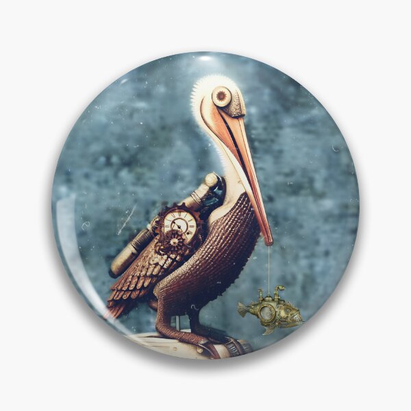 Item preview, Steampunk Pelican  designed and sold by CherNikDesigns.