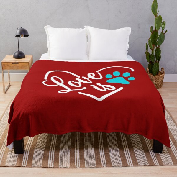 Item preview, Love Is My Pet   RED2 designed and sold by Rowena Jones.