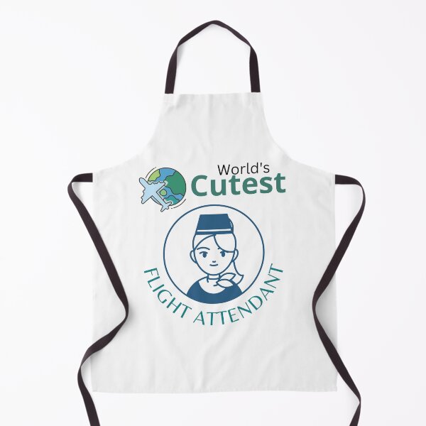 Item preview, World's Cutest Flight Attendant designed and sold by Quirky Dez.