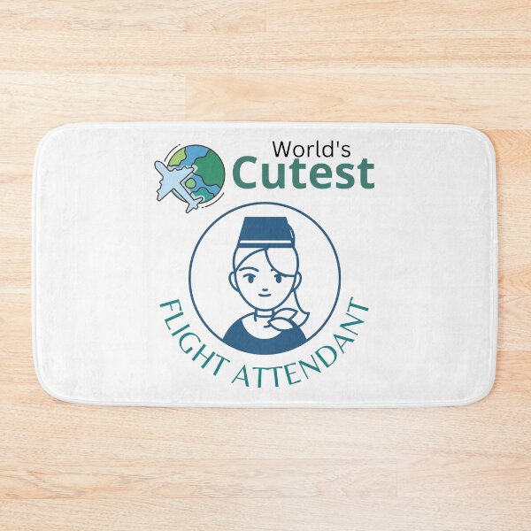 Item preview, World's Cutest Flight Attendant designed and sold by Quirky Dez.