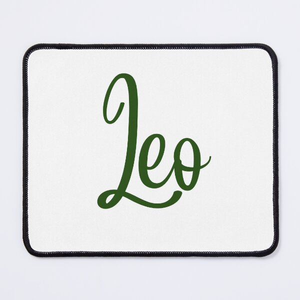 Item preview, Leo Zodiac Sign Text designed and sold by Hellofriendco.