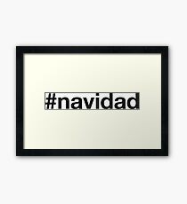 NAVIDAD Framed Print
