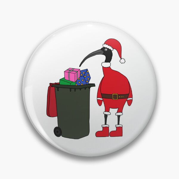 Item preview, Bin Chicken Santa on White designed and sold by Digitaldingo.