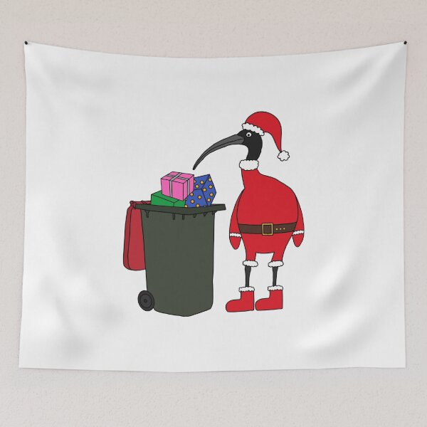 Item preview, Bin Chicken Santa on White designed and sold by Digitaldingo.