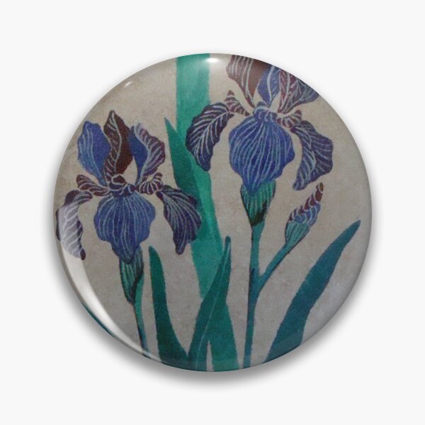 Item preview, Stylized Iris and Birds. designed and sold by Anthony Seeker.