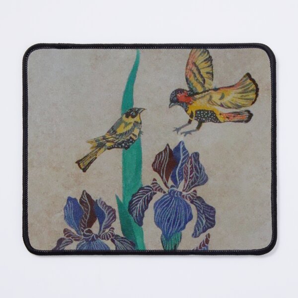 Item preview, Stylized Iris and Birds. designed and sold by Anthony Seeker.