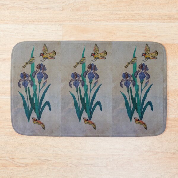 Item preview, Stylized Iris and Birds. designed and sold by Anthony Seeker.