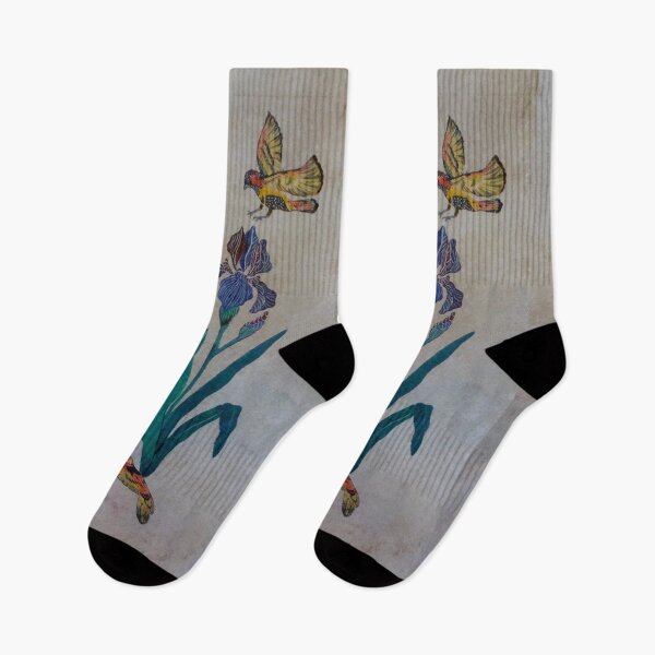 Item preview, Stylized Iris and Birds. designed and sold by Anthony Seeker.