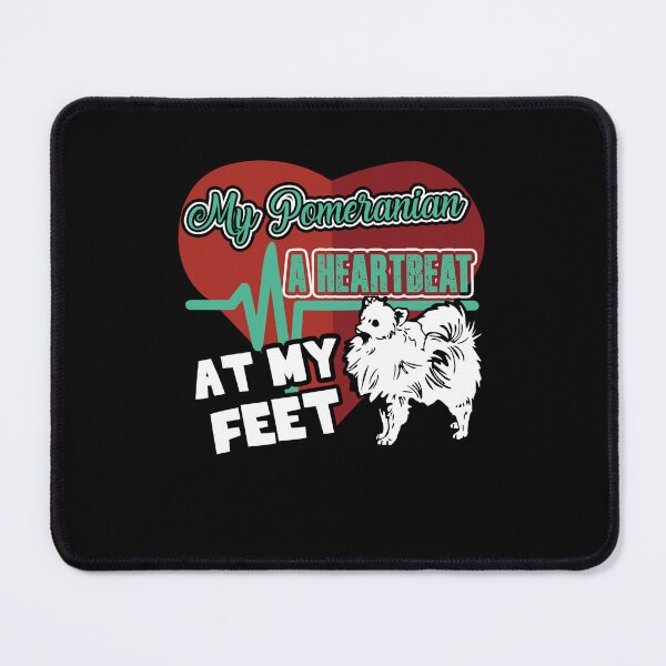 Item preview, Pomeranian Dog Cute Heartbeat At My Feet designed and sold by UnknownArtistt.