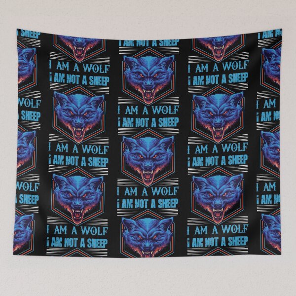 Item preview, I am not a sheep i am a wolf designed and sold by FanityPrints.