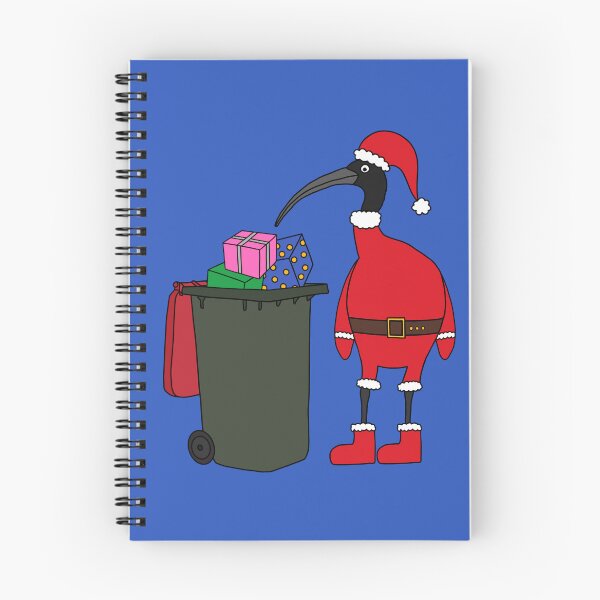 Item preview, Bin Chicken Santa on Blue designed and sold by Digitaldingo.