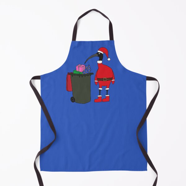 Item preview, Bin Chicken Santa on Blue designed and sold by Digitaldingo.