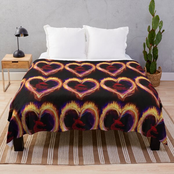 Item preview, RED PHOENIX IN A HEART OF FIRE designed and sold by sailorsam1805.