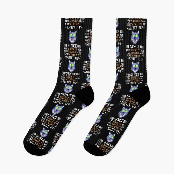 Item preview, Since you know it all you should also know when to shut up designed and sold by FanityPrints.
