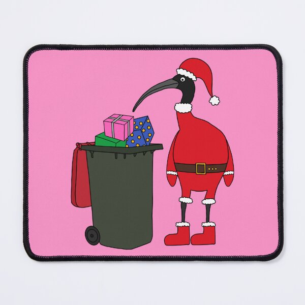 Item preview, Bin Chicken Santa on Pink designed and sold by Digitaldingo.