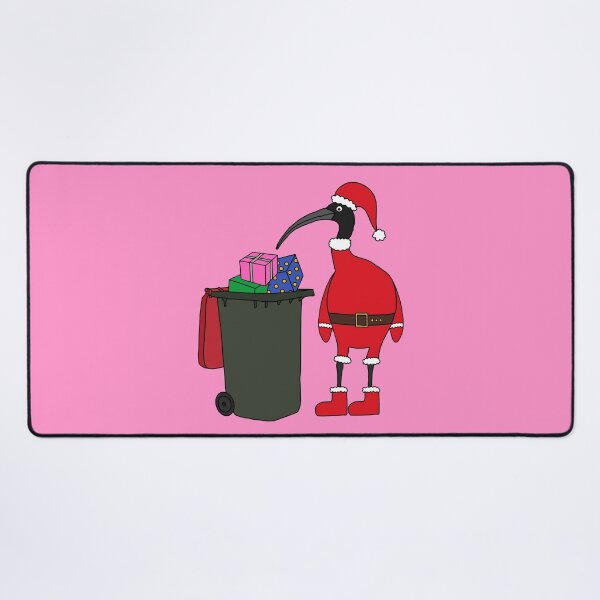 Item preview, Bin Chicken Santa on Pink designed and sold by Digitaldingo.