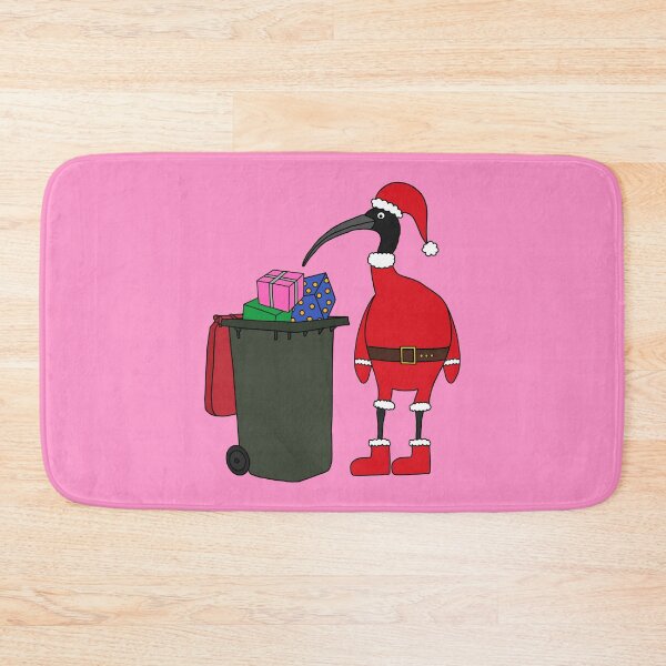 Item preview, Bin Chicken Santa on Pink designed and sold by Digitaldingo.