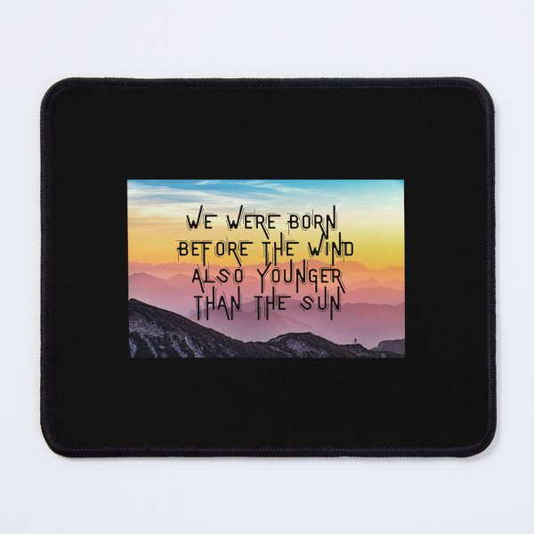 Item preview, WE WERE BORN BEFORE THE WIND    designed and sold by evanstimothy.