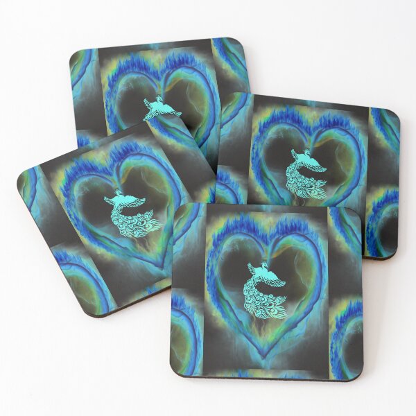 Item preview, NEON PHOENIX IN A HEART OF FIRE designed and sold by sailorsam1805.