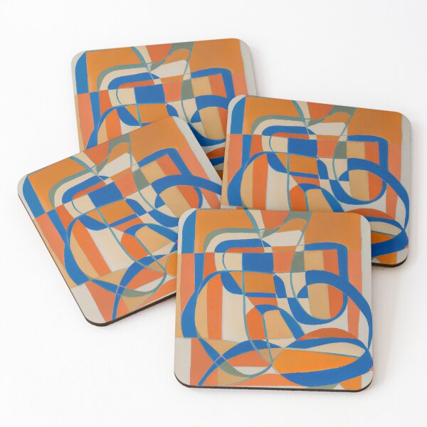 Item preview, A Dance of Lines - Abstract Painting designed and sold by Inomaly Art.