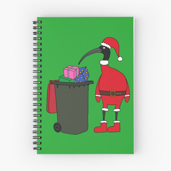 Item preview, Bin Chicken Santa on Green designed and sold by Digitaldingo.