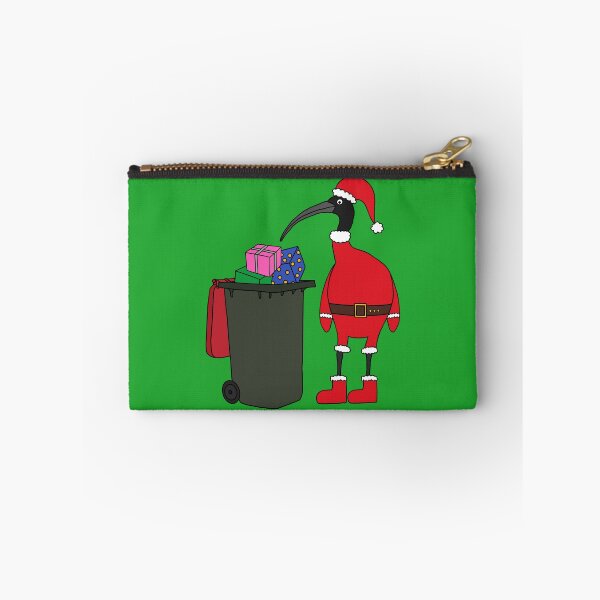 Item preview, Bin Chicken Santa on Green designed and sold by Digitaldingo.