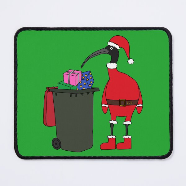 Item preview, Bin Chicken Santa on Green designed and sold by Digitaldingo.
