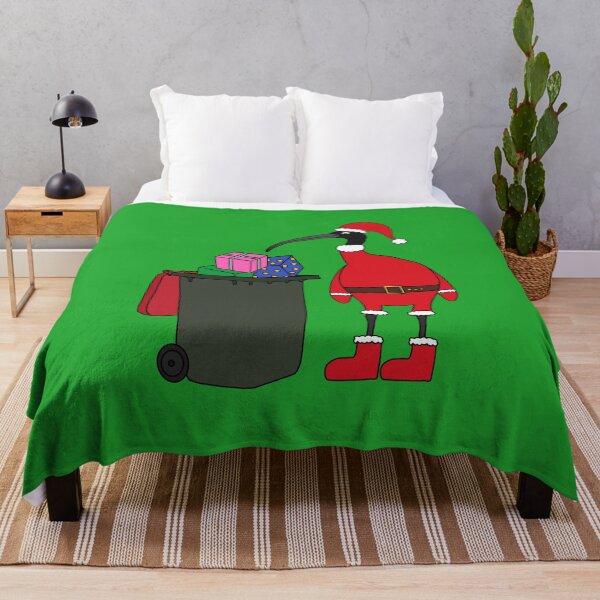 Item preview, Bin Chicken Santa on Green designed and sold by Digitaldingo.