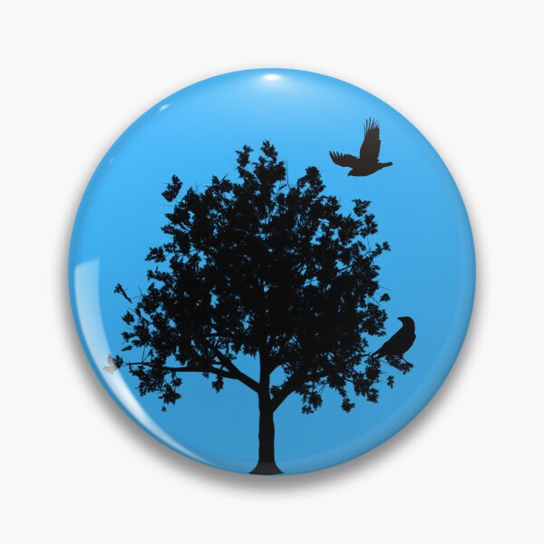 Item preview, Crow and tree silhouette designed and sold by ChinnieGirl.