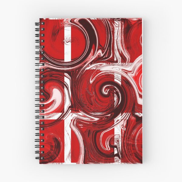Item preview, Red spirals designed and sold by Tiia Vissak.