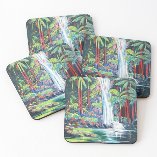 Artikelvorschau, Curtis Falls with Red Palms ,Tamborine Mountain  entworfen und verkauft von ginnymac.
