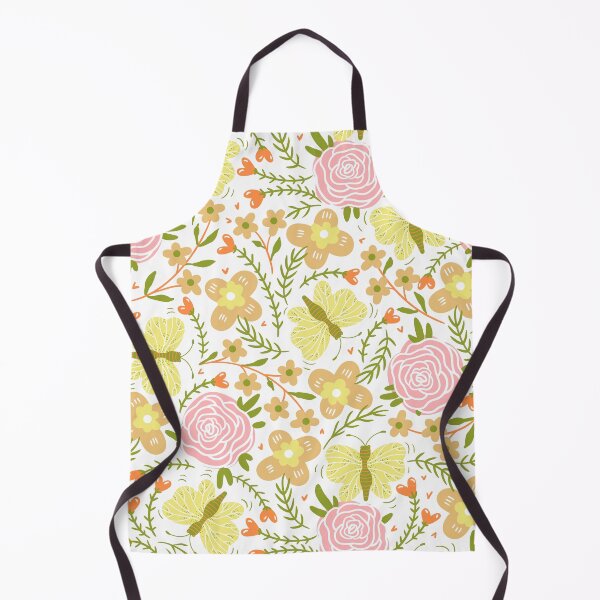 Item preview, Pink And Yellow Floral Pattern With Butterflies designed and sold by XbaeX.