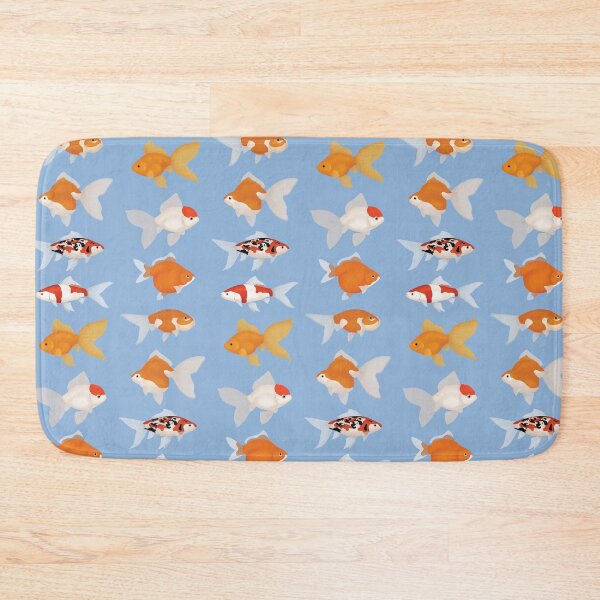 Item preview, Types Of Goldfish (Blue Background) designed and sold by Charloote.