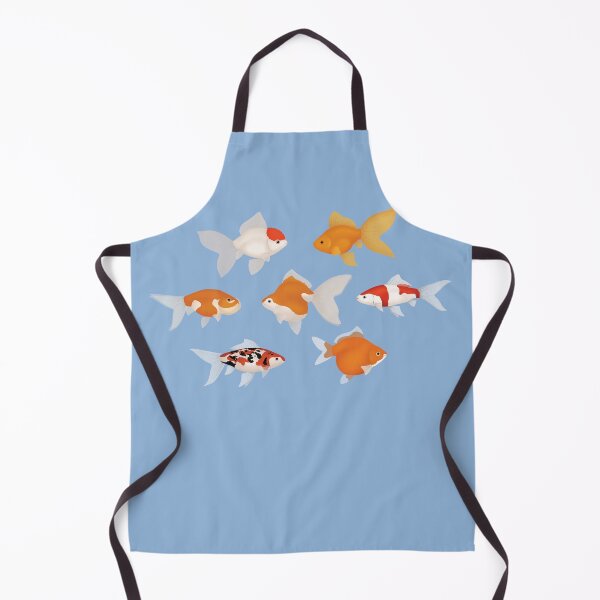 Item preview, Types Of Goldfish (Blue Background) designed and sold by Charloote.