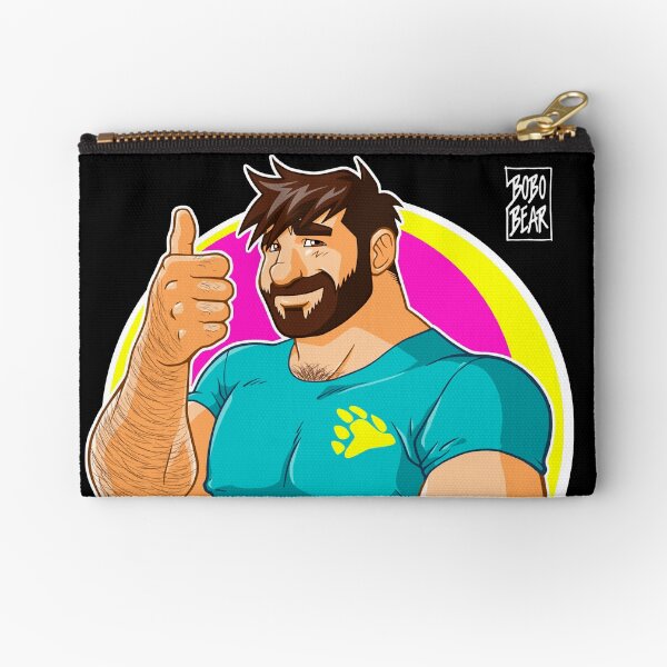 ADAM LIKES TO BEAR UP - 80S VIBE Zipper Pouch