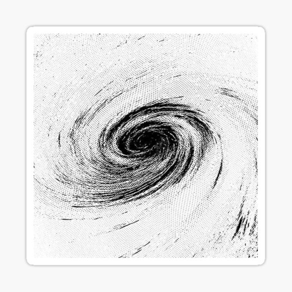 abstract spiral Sticker
