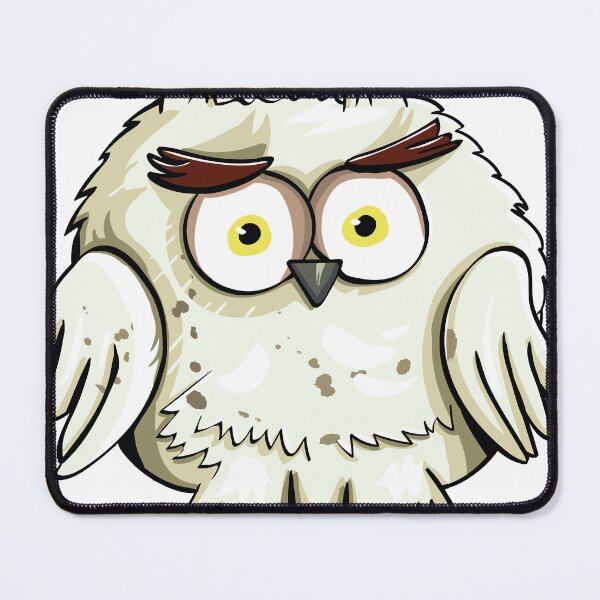 Item preview, fluffy owl illustration designed and sold by Richstd.