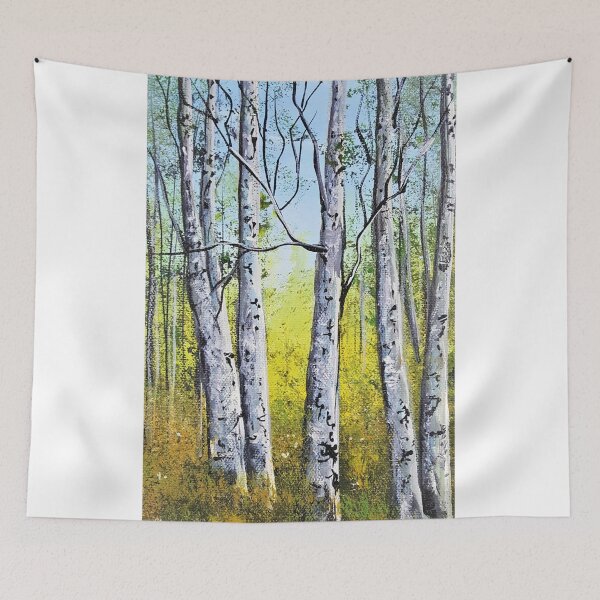 Item preview, Birch Trees in Spring designed and sold by KVELKY.