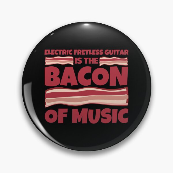 Aperçu de l'œuvre Cadeaux de guitare électrique Fretless Bacon Of Music Sweat à capuche léger créée et vendue par lillakroetzsh.