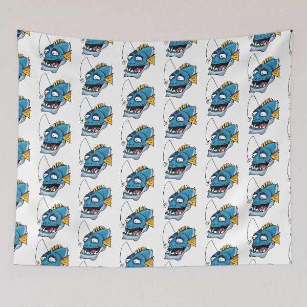 Item preview, monster fish illustration designed and sold by Richstd.