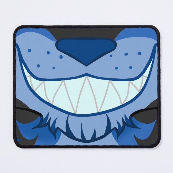 Item preview, Blue grin designed and sold by inkblotwolf.