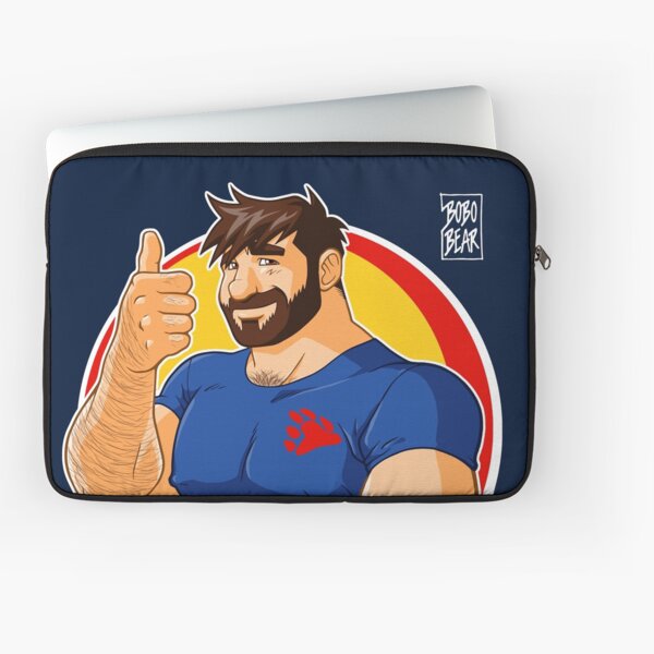 ADAM LIKES TO BEAR UP Laptop Sleeve