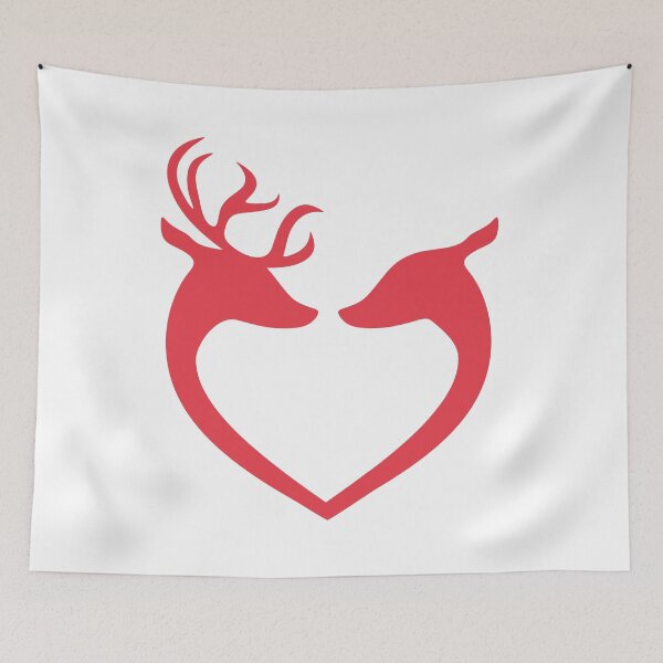 Item preview, deer love story illustration designed and sold by Richstd.