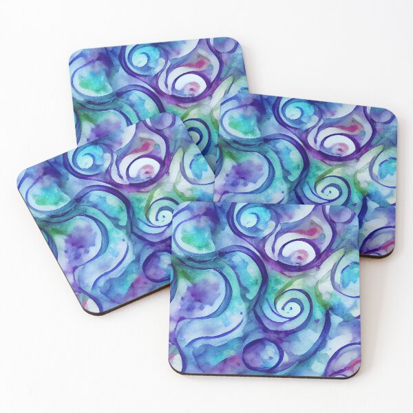 Item preview, Swirly Purple Watery Wash designed and sold by Adornamancy.