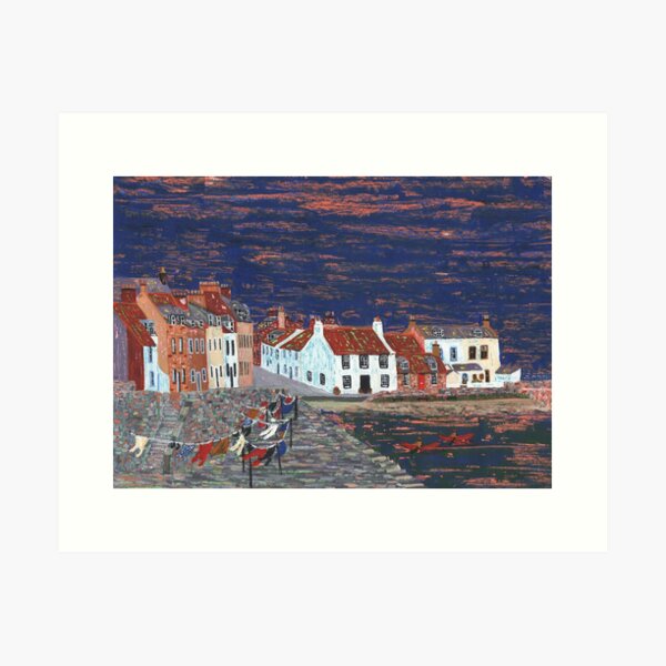 Cellardyke Harbour 2 Art Print