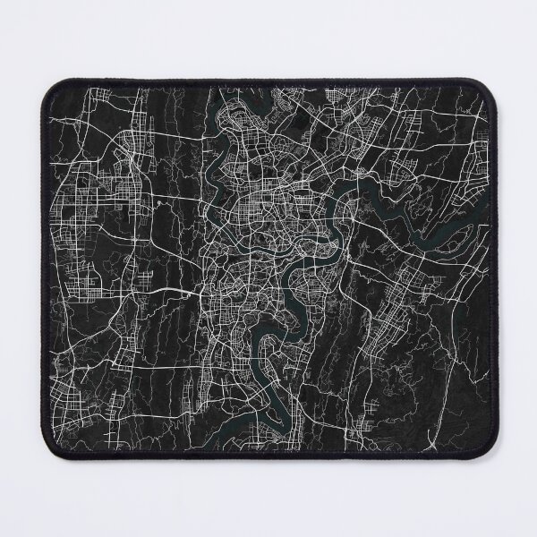 Item preview, Chongqing City Map of China - Dark designed and sold by deMAP.
