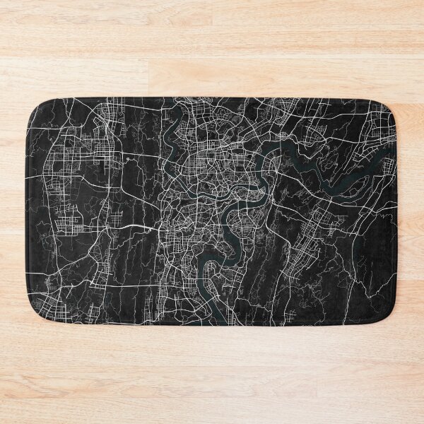 Item preview, Chongqing City Map of China - Dark designed and sold by deMAP.