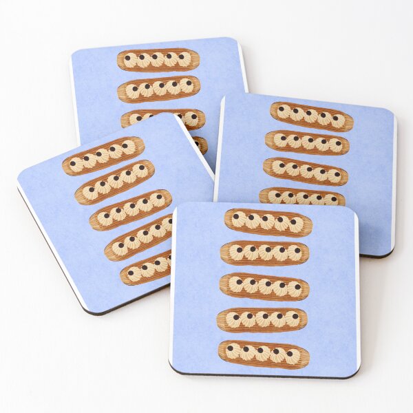 Item preview, Eclair pile art- Sweet tooth Christmas art designed and sold by Noodle Nerd.